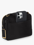 TUMI Teghan crossbody bag black gold, UK version