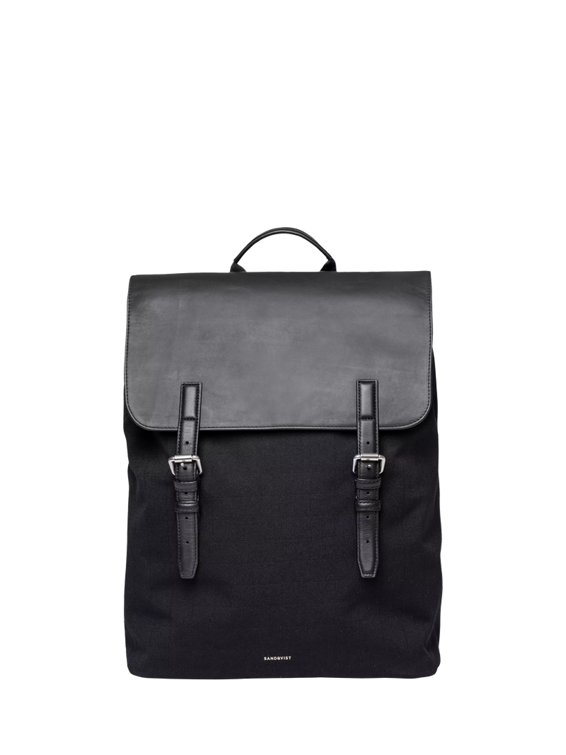 Sandqvist Everyday Lid Backpack 20L Black - British product