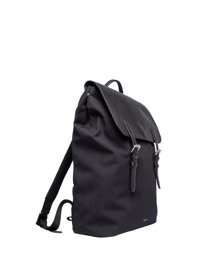Sandqvist Everyday Lid Backpack 20L Black - British product
