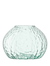 John Lewis LSA International Canopy Seed Recycled Glass Vase Clear H11cm- Buy online at McGrocer