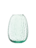 LSA International recycled glass vase 19cm clear - British product