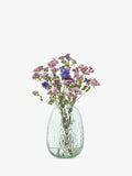 LSA International recycled glass vase 19cm clear - British product