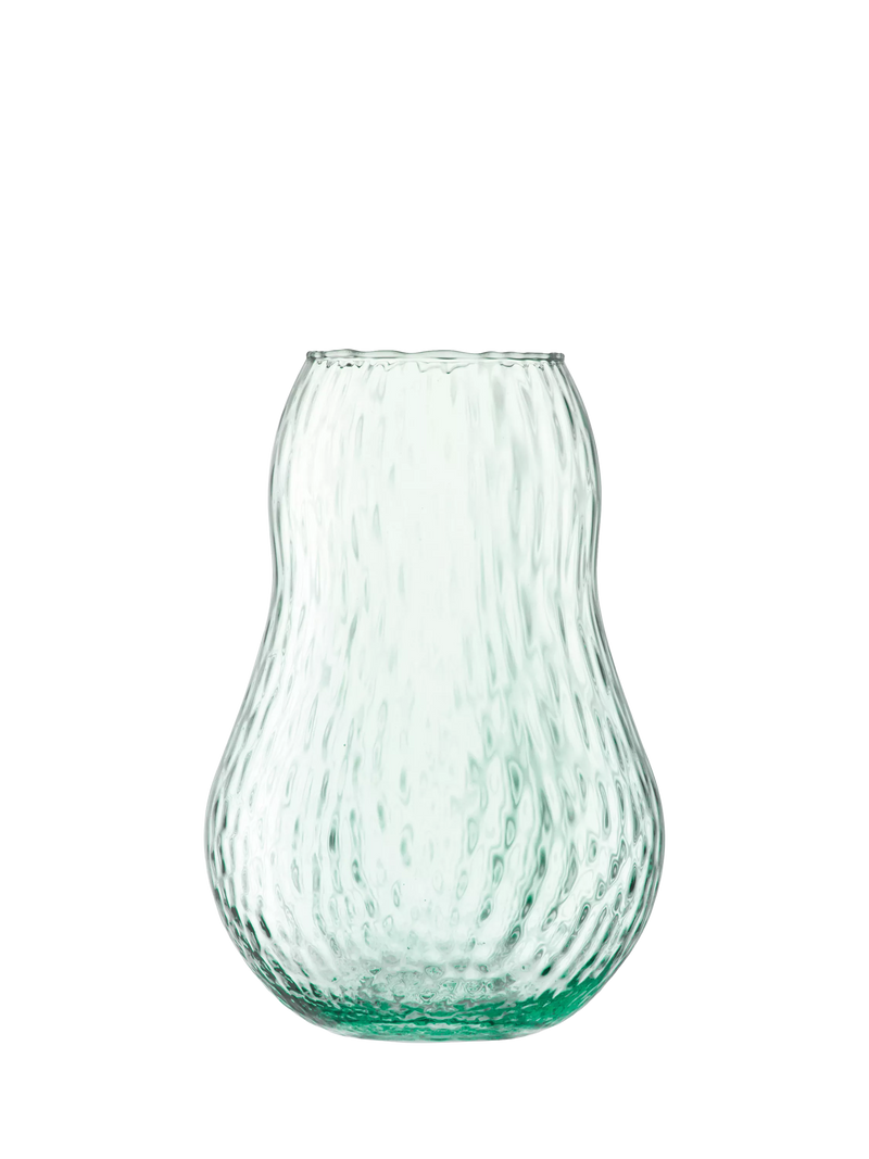 LSA International Canopy Seed recycled glass vase 23cm - British product