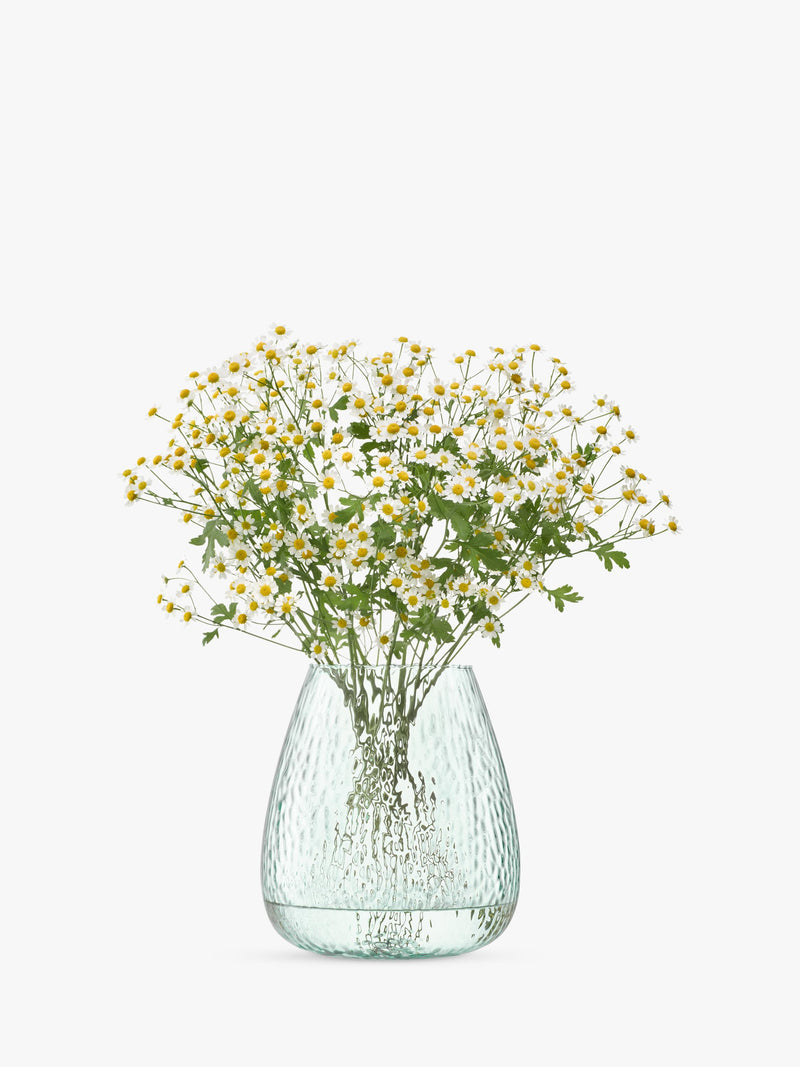LSA International Canopy Seed recycled glass vase H25cm, UK version
