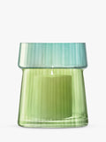 LSA International Gems jade glass vase lantern 23cm - British product