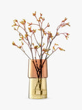 LSA International glass vase amber 23cm - British product