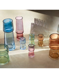 LSA International glass vase amber 23cm - British product