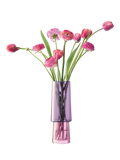 LSA International Gems Glass Vase Garnet 26cm, imported from the UK