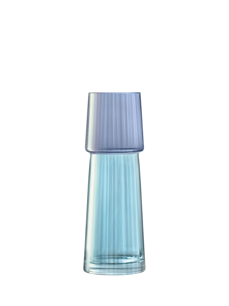 LSA International Gems glass vase sapphire 32cm, imported from the UK