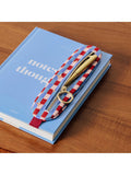 Papier Check elasticated pen pouch (British brand)