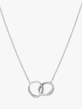 John Lewis Tutti Coast Textured Interlocking Pendant Necklace, Silver- Buy online at McGrocer