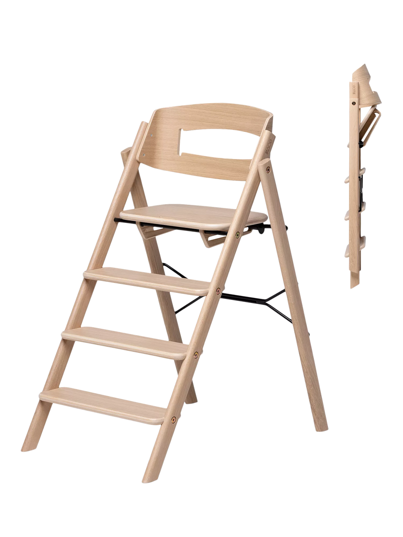 KAOS Klapp highchair oak (British brand)
