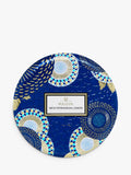 Voluspa Mediterranean Lemon scented candle in tin with three wicks, 340g (British brand)