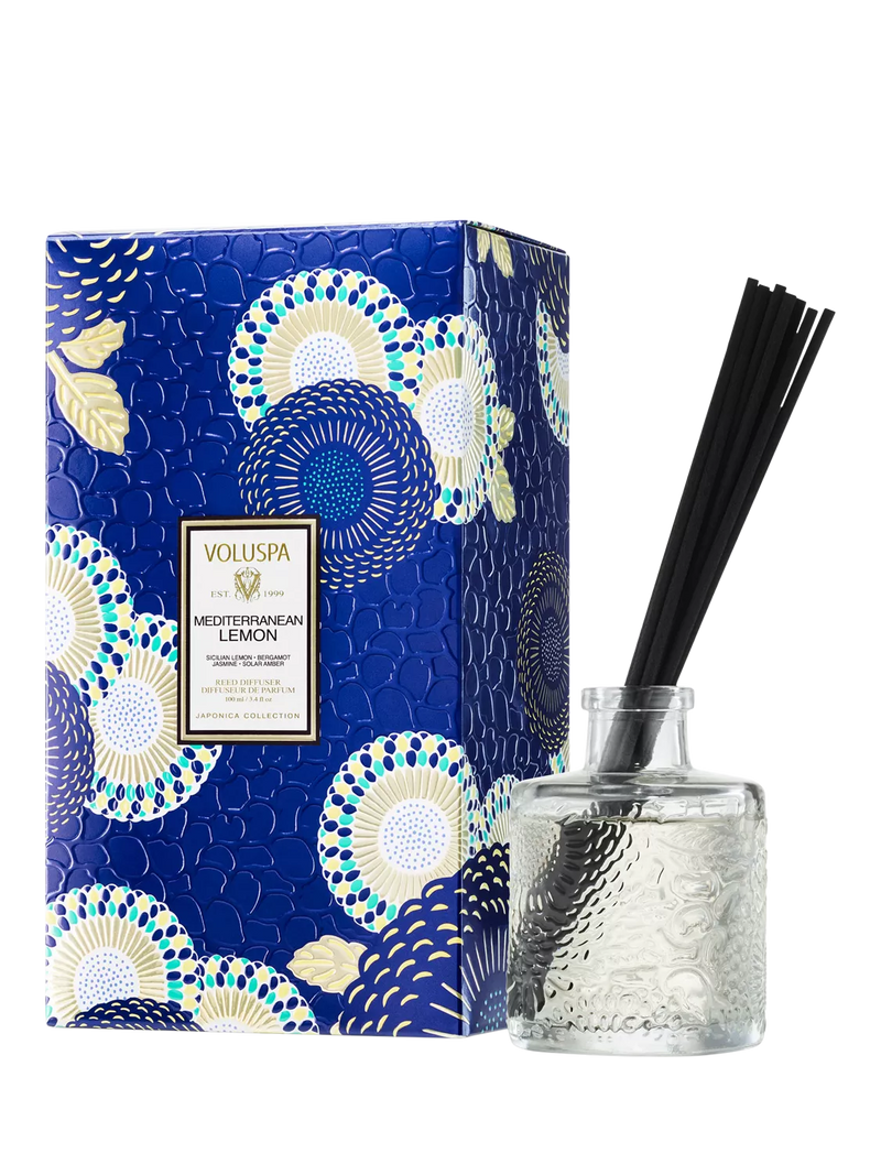 Voluspa Mediterranean Lemon reed diffuser 100ml (British brand)