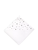 John Lewis Rosa & Blue Baby Bamboo and Cotton Moon Print Hooded Towel White 100cm x 100cm- Buy online at McGrocer