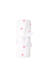 John Lewis Rosa & Blue Baby Bamboo and Cotton Heart Print Blanket White- Buy online at McGrocer