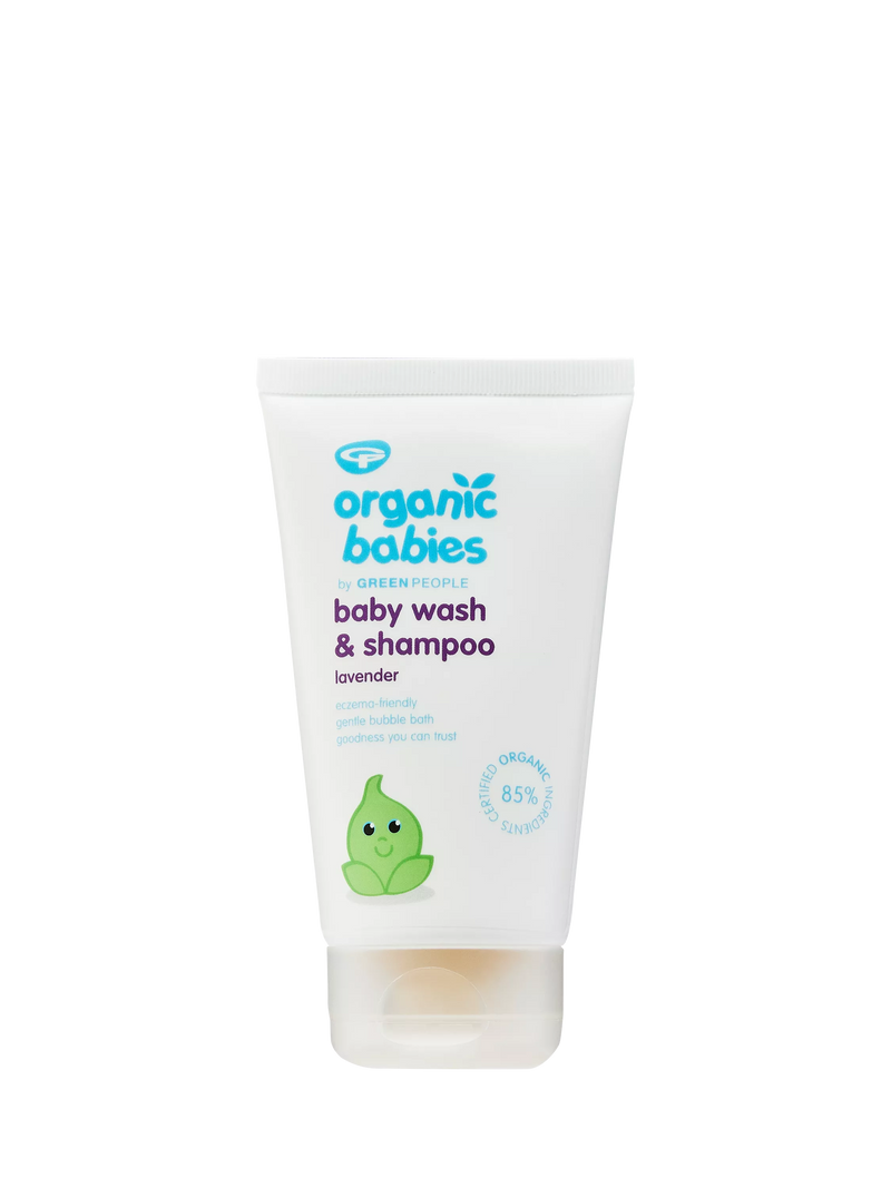 Green People baby wash shampoo lavender 150ml, imported from the UK