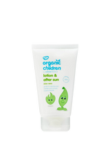 John Lewis Green People Organic Children Lotion and After Sun Aloe Vera 150ml- Buy online at McGrocer
