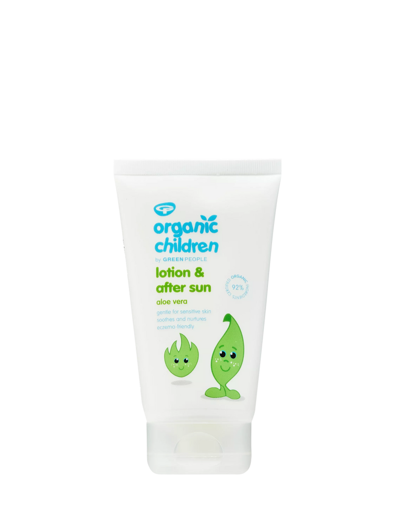 Green People organic children lotion and after sun Aloe Vera 150ml (British brand)