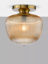 John Lewis Där Abrielle Amber Flush Mount Ceiling Light Fixture- Buy online at McGrocer
