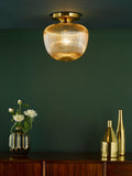 Där Abrielle Amber flush mount ceiling light - British product