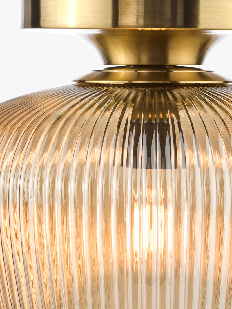 Där Abrielle Amber flush mount ceiling light - British product