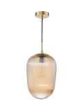 Där Abrielle pendant ceiling light amber H40cm (British brand)