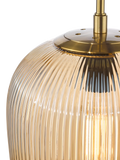 Där Abrielle pendant ceiling light amber H40cm (British brand)