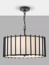 John Lewis Där Cagliari 4 Bulb Pendant Ceiling Light, Black- Buy online at McGrocer