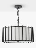 Där Cagliari pendant ceiling light black 4 bulb (British brand)