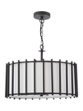 Där Cagliari pendant ceiling light black 4 bulb (British brand)