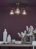 Där Glynis 3 arm semi flush ceiling light - British product