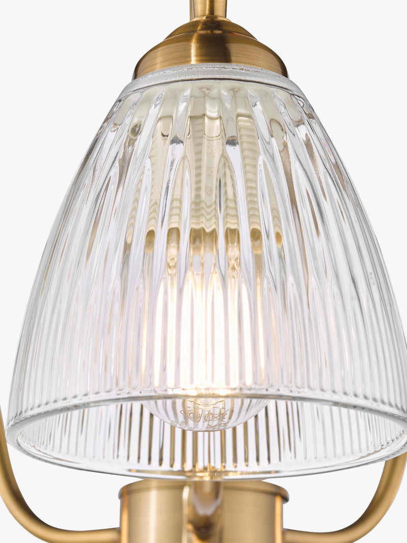 Där Glynis 3 arm semi flush ceiling light - British product