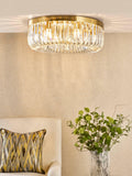 Där Sigourney Crystal Flush Ceiling Light - British product