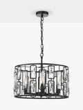Där Zoelle crystal pendant light black - British product