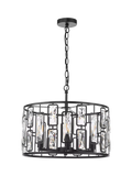 Där Zoelle crystal pendant light black - British product
