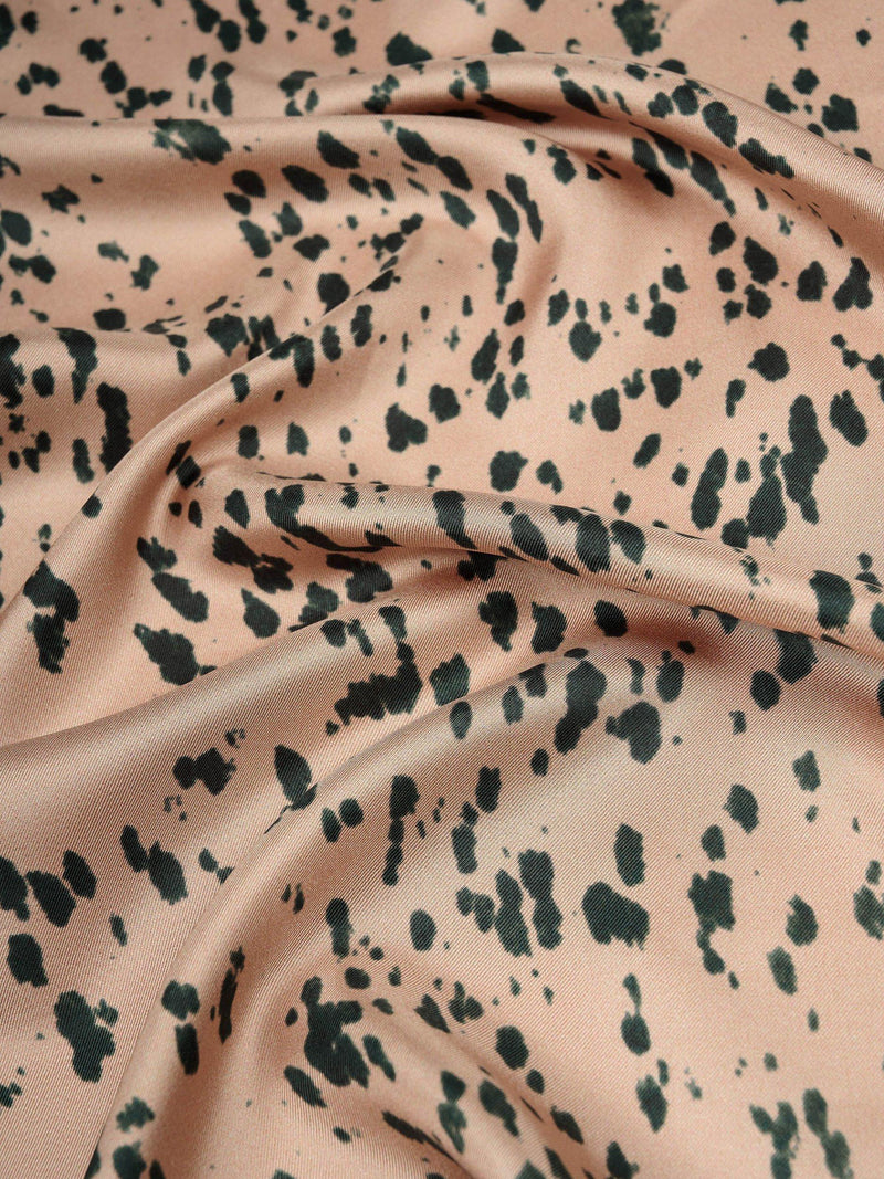 Tutti pink abstract silk scarf 68cm, imported from the UK