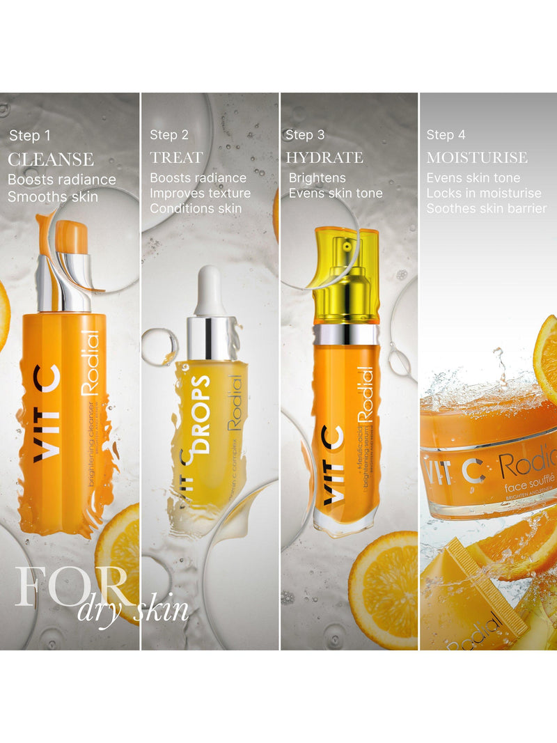 Rodial Vitamin C + Ferulic Acid Brightening Serum 30ml, imported from the UK