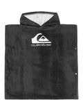 Quiksilver kids hooded towel, black - British product