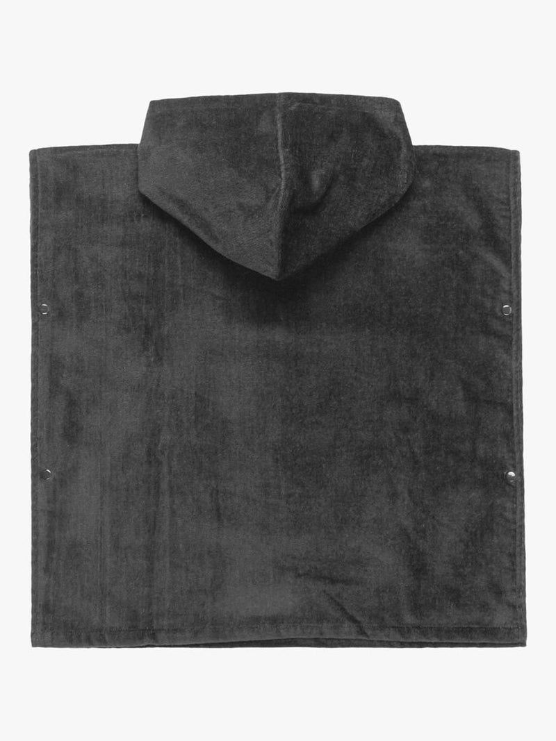 Quiksilver kids hooded towel, black - British product