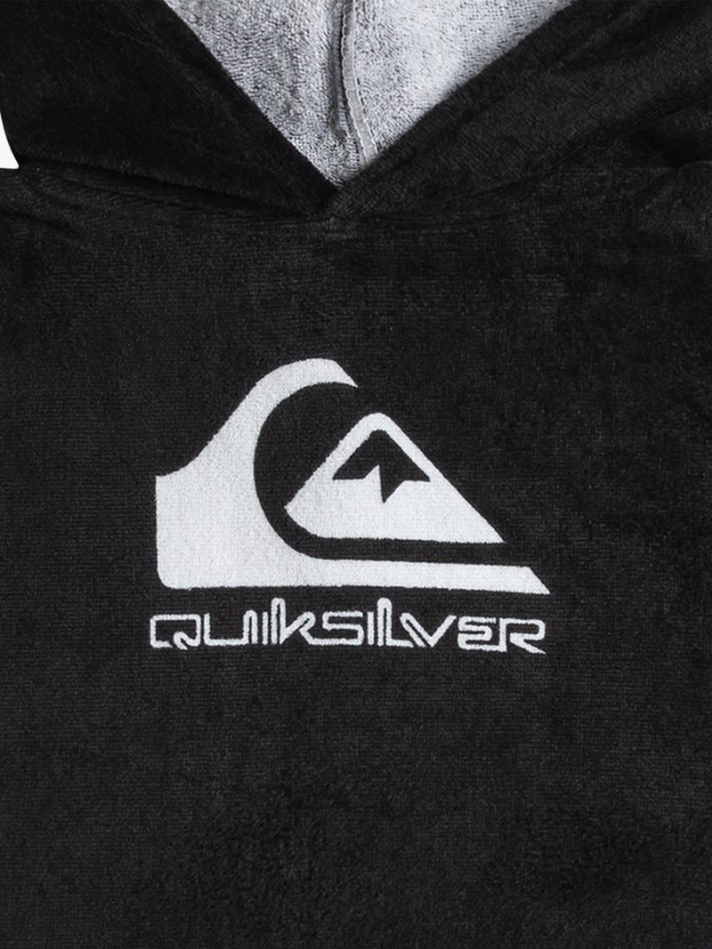 Quiksilver kids hooded towel, black - British product