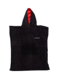 Quiksilver hooded towel Jet Black, imported from the UK