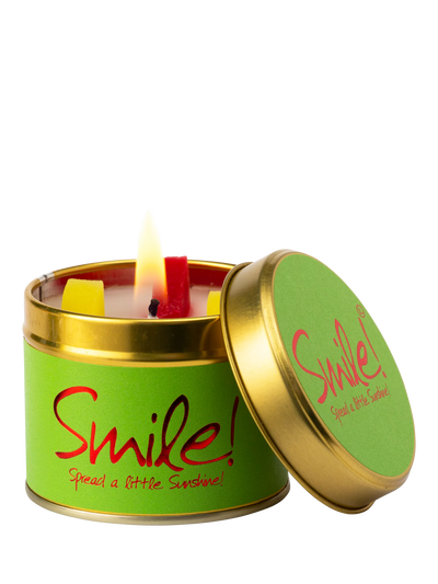 Lily-flame Smile Blechdose Duftkerze 230g