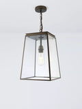 John Lewis Abbotsbury pendant ceiling light in antique bronze, imported from the UK
