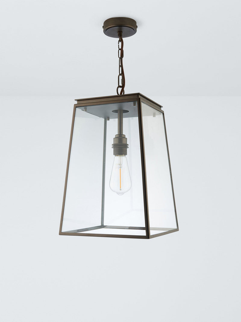 John Lewis Abbotsbury pendant ceiling light in antique bronze, imported from the UK