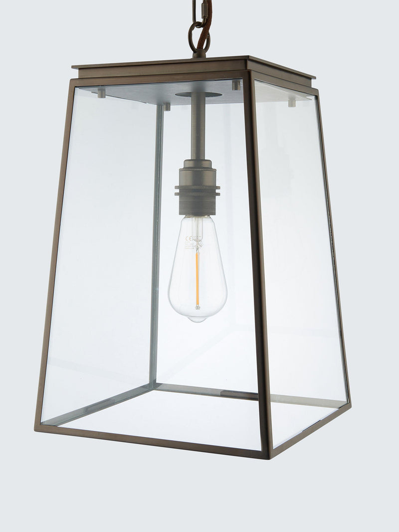 John Lewis Abbotsbury pendant ceiling light in antique bronze, imported from the UK