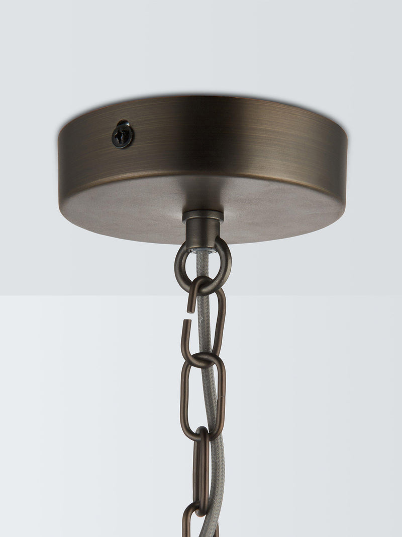 John Lewis Chime clear dual glass pendant light - British product