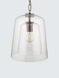 John Lewis Chime dual glass pendant ceiling light clear (British brand)