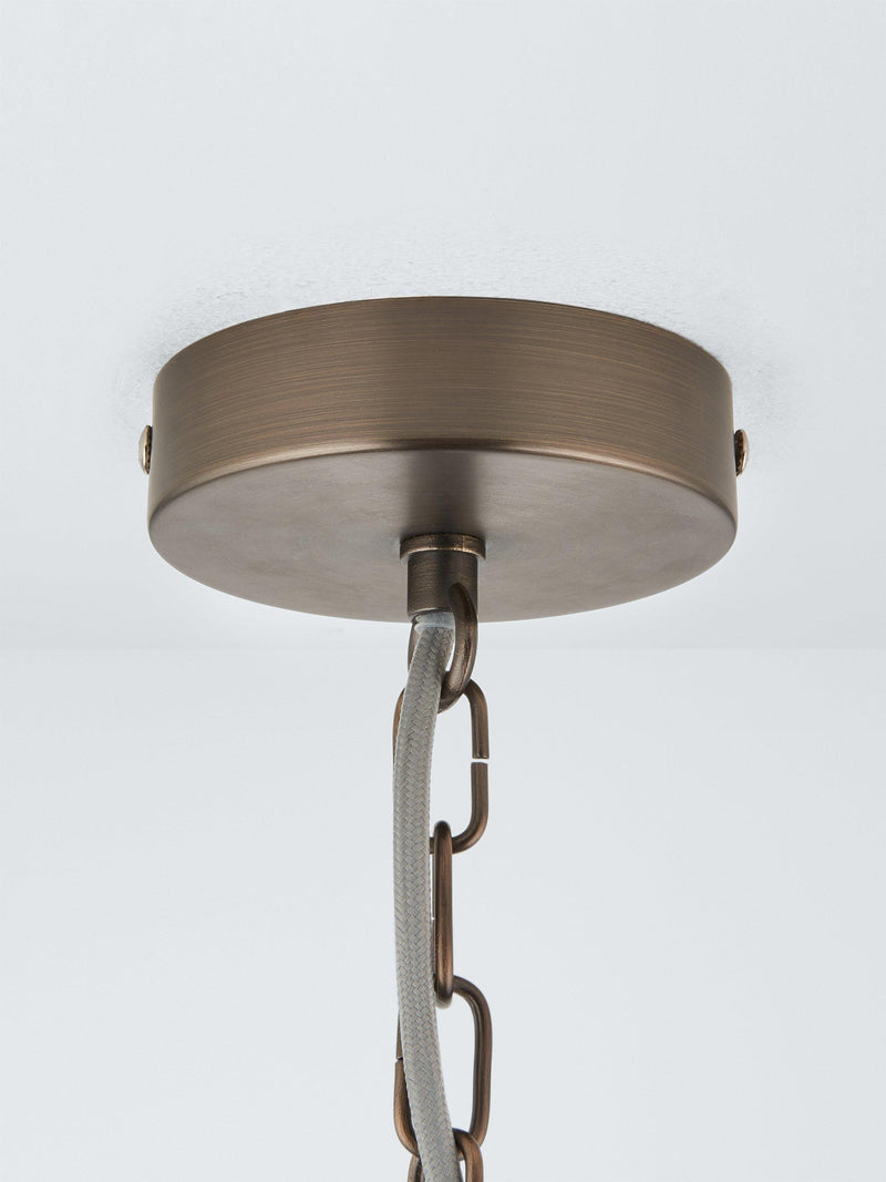 John Lewis Chime dual glass pendant ceiling light clear (British brand)