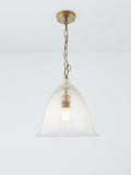 John Lewis Farmhouse Bubble Glass pendant ceiling light H140 cm, imported from the UK